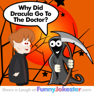 Funny Halloween Dracula Joke