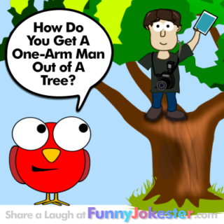 Man in Tree Joke