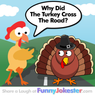Turkey Joke - Cross the Road Joke